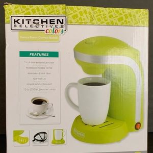 Kitchen Selectives 1-Cup Drip Coffee Maker